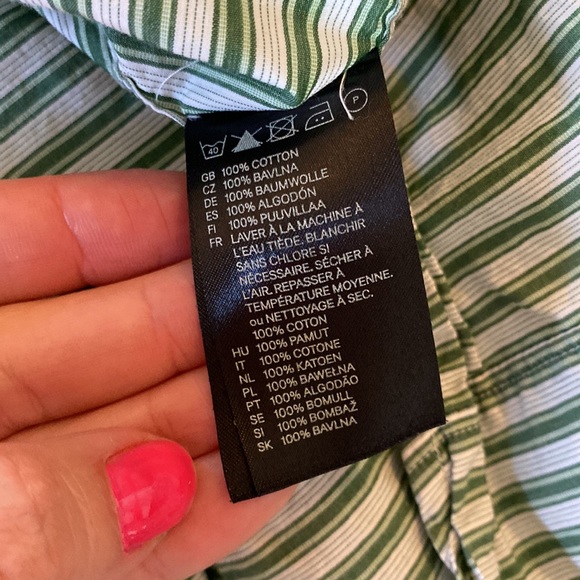 Mens H&M Striped Button Down - Picture 4 of 4